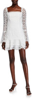 Thumbnail for your product : Mestiza New York Sintra Long-Sleeve Eyelet Mini Dress