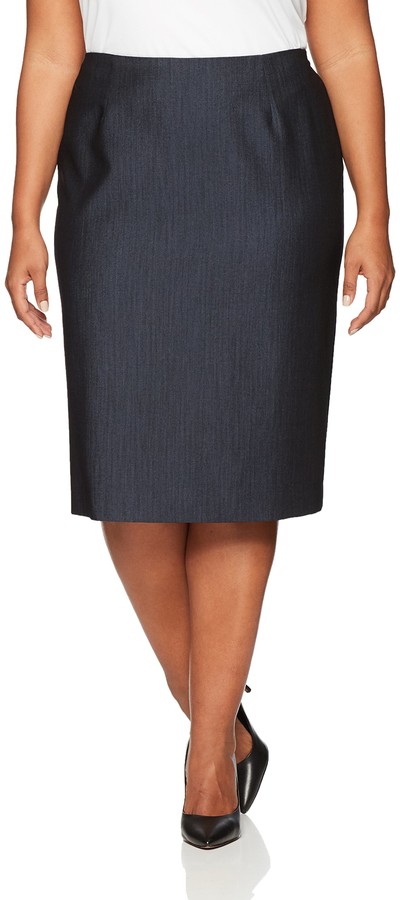 women's plus size denim skirts