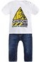 Thumbnail for your product : Diesel White Tee with Yellow Mohican