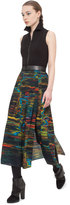 Thumbnail for your product : Akris Punto Printed-Skirt Sleeveless Midi Dress, Northern Lights