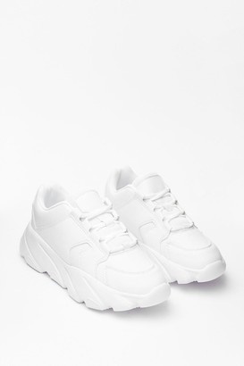 nasty gal white trainers
