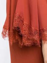 Thumbnail for your product : Twin-Set lace trim sleeves dress