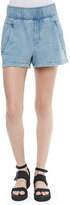Thumbnail for your product : Helmut Lang Wide-Leg Denim Shorts