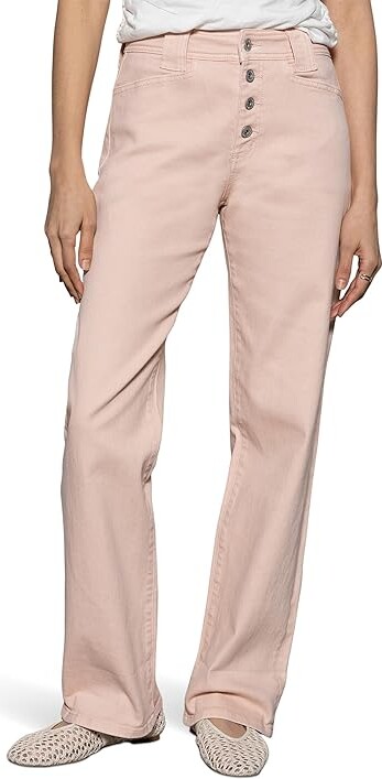 Sanctuary Luna Cuffed Denim Pants Women's Clothing Bleached White : 30, Cotton/Spandex