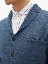 Thumbnail for your product : Inis Meáin V-neck Linen Cardigan - Navy
