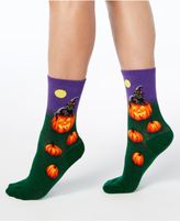 Thumbnail for your product : Hot Sox Women's Cat Witch Socks
