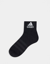 Thumbnail for your product : adidas Training 3 pack ankle socks in black