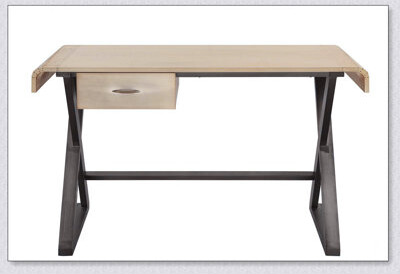 Corrigan Studio Danton Desk, Gold Aluminum