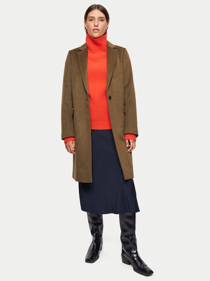 JigsawJigsaw Relaxed Wool City Coat ShopStyle