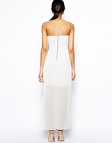 Thumbnail for your product : TFNC Maxi Prom Dress With Pleated Skirt
