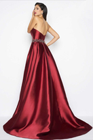 Thumbnail for your product : Mac Duggal Black White Red Style 48519R