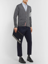 Thumbnail for your product : Thom Browne Pebble-Grain Leather Longwing Brogues