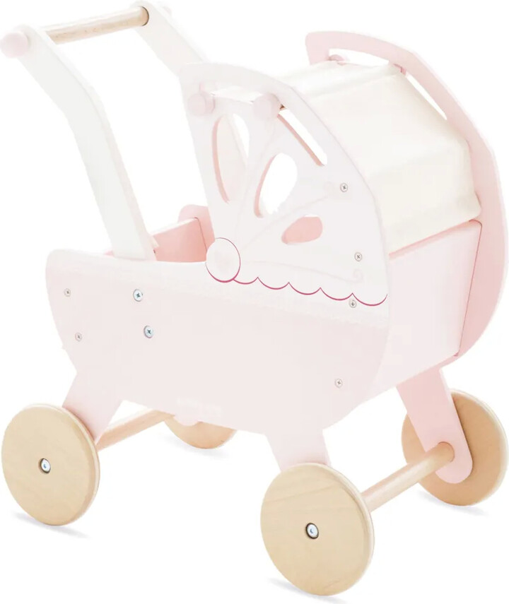 Le Toy Van Retro Wooden Doll stroller