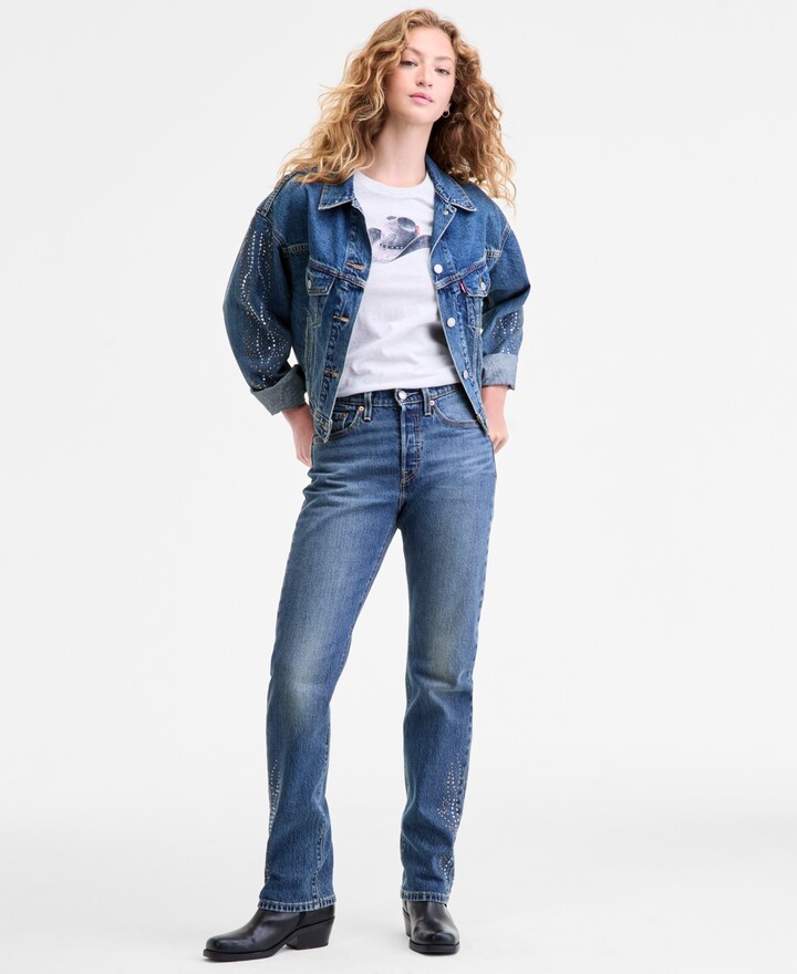 Levi's Women's 501 Curve Straight-Leg High-Rise Jeans