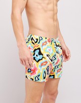 Thumbnail for your product : Happy Socks Woven Boxers With Phsycodelic Print