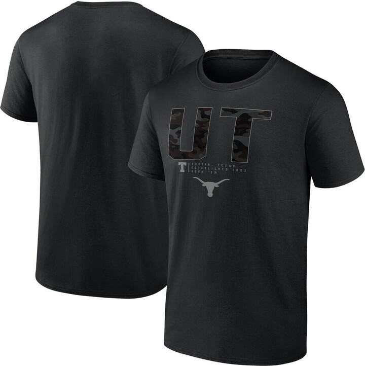 Fanatics Men's Branded Black Texas Longhorns Shadow Tricode T-shirt -  ShopStyle