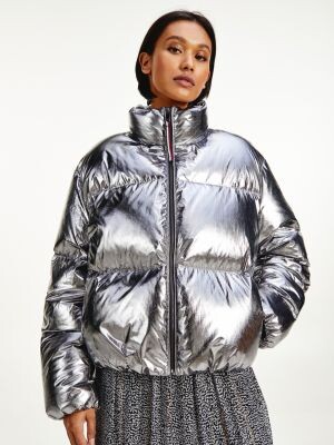 Tommy Hilfiger Gloss Foil Down-Filled Puffer Jacket - ShopStyle
