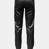 Thumbnail for your product : Ooh la la USA Made Ooh La La Stretch Satin Fully Lined Straight Leg Pants With Crystal Embellished Drawstring