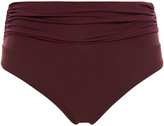 Thumbnail for your product : Heidi Klein Ruched Mid-rise Bikini Briefs