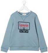 Thumbnail for your product : Lanvin Logo Print Sweatshirt