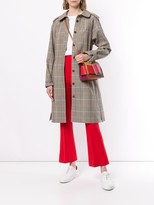 Thumbnail for your product : A.P.C. Ava checked trench coat