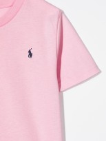 Thumbnail for your product : Ralph Lauren Kids Polo Pony embroidered cotton t-shirt