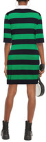 Thumbnail for your product : Michael Kors Collection Belted striped cotton mini dress