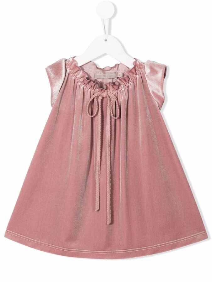 velvet baby dress
