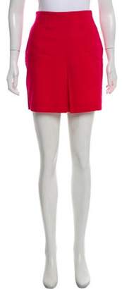 Cacharel Woven Mini Skirt Pink Woven Mini Skirt