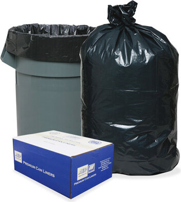 Webster Industries Opaque Low Density 30-Gal Trash Bags, 250 Count