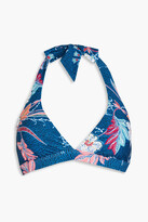 Thumbnail for your product : Seafolly Floral-print triangle bikini top