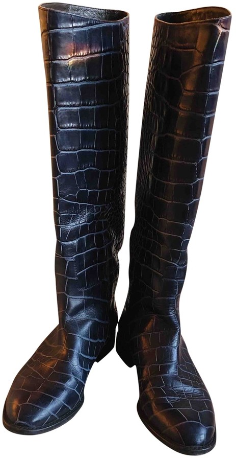 navy stuart weitzman boots