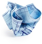 Thumbnail for your product : Design Ideas Crumpled Architect Blueprint Paperweight