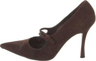 Manolo Blahnik Suede Pumps