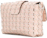 Thumbnail for your product : RED Valentino studded floral shoulder bag