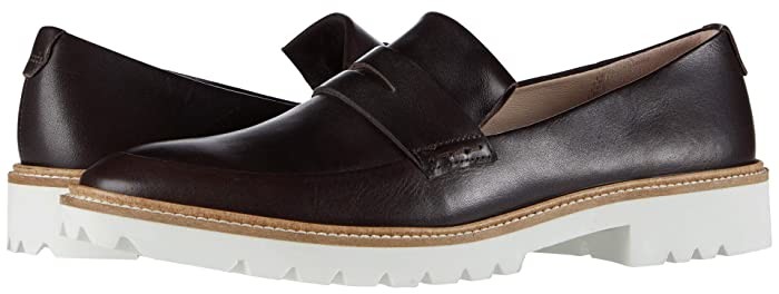Ecco Incise Tailored Slip-On (Coffee Cow Leather) Women's Shoes - ShopStyle