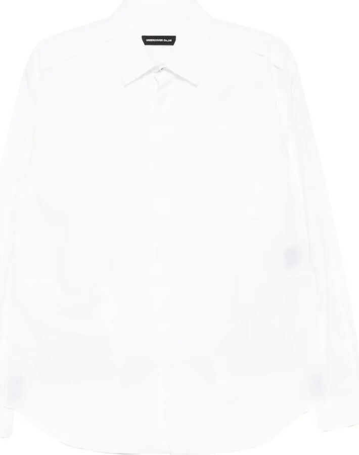 Undercover Long Sleeve Shirt in White - ShopStyle