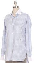 Thumbnail for your product : Current/Elliott X CHARLOTTE GAINSBOURG Monogram Stripe Button Down Shirt