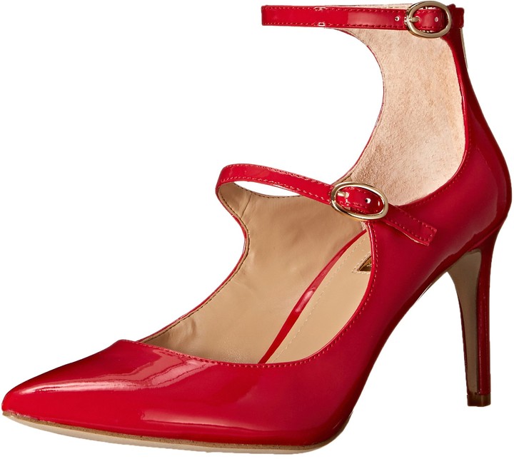 bcbg red pumps