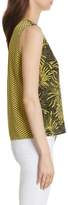 Thumbnail for your product : Diane von Furstenberg Floral Print Silk Shell
