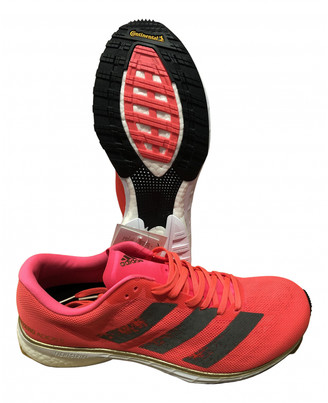 adidas pink and red trainers