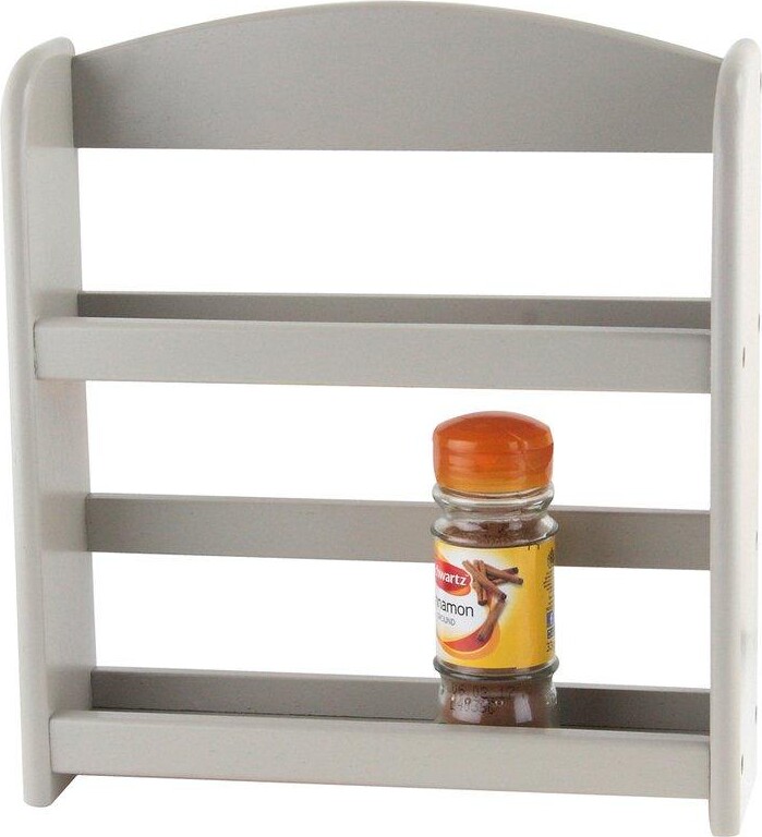 Apollo Housewares 2 Tier Grey Wooden Spice Rack - ShopStyle Food ...
