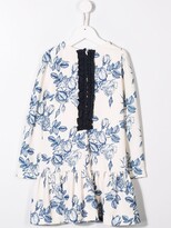 Thumbnail for your product : MonnaLisa Floral Long-Sleeve Dress