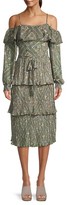 Thumbnail for your product : Allison New York Printed Tiered Pleated Dress