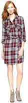 Thumbnail for your product : Gap Plaid flannel shirtdress