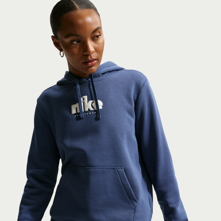 nike sportswear club fleece graphic pullover hoodie