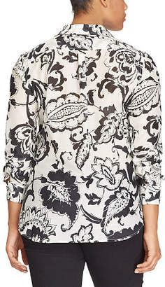 Ralph Lauren Paisley Cotton-Silk Shirt