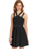 Thumbnail for your product : Tempted Juniors' Colorblock Skater Dress