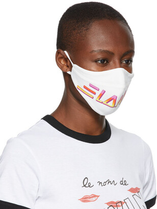Lanvin Two-Pack Multicolor Logo Face Masks