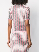 Thumbnail for your product : Thom Browne vertical-stripe T-shirt